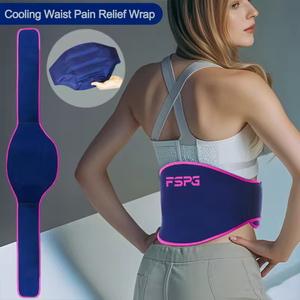 FSPG Bande de compression réglable réutilisable pour le soulagement des douleurs dorsales, compresse chaude et froide, enveloppement de glace pour le bas du dos - Product Image 2