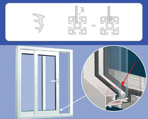 Fábrica personalizada precio barato marca Hejia'an origen Hebei perfil de aluminio junta de sellado de <span class=keywords><strong>goma</strong></span> tira puerta <span class=keywords><strong>ventanas</strong></span> corte - Product Image 3