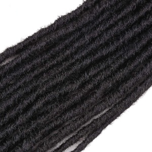Tomo — <span class=keywords><strong>mèches</strong></span> synthétiques pour femme, 20 pouces, 100 grammes, cheveux de déesse, Faux Crochet, douces, tresses naturelles, 24 brins, Extension brune - Product Image 3