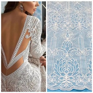 Hechun HC-4838 Hàn Quốc thân thiện với môi ren vải chất lượng cao với sequins trang trí phổ biến giữa các nhà cung cấp - Product Image 5