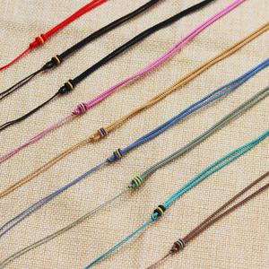 El yapımı balmumu yeşim takı kordon akik üst boncuk yeşim kolye halat erkekler kadınlar için ayarlanabilir - Product Image 1