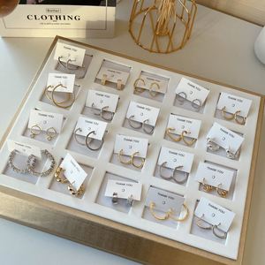 Dylam Stylish Trendy 925 Sterling <b>Silver</b> Luxury 18K Gold Plated Fashion Custom Design Korean Women <b>Hoop</b> Earrings - Product Image 2