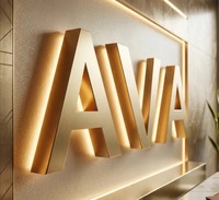 Enseignes Commerciales 3D en Acrylique, Logo Personnalisé, Logo Mural LED, Panneau LED Rétroéclairé Extérieur, Panneau LED pour Boissons Alcoolisées, Panneau LED pour Hôtel