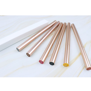 Oem 6 màu sắc vàng ống lông mày bút chì mịn kết cấu dễ dàng để vẽ không thấm nước Sweatproof cho mắt lông mày - Product Image 5