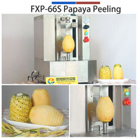 FXP-66S Commerciële Fruit Schilmachine RVS 304 Tafelmodel Papaya Kokosnoot Meloen Ananas Schilmachine