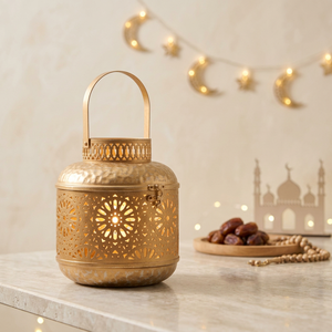 Latest Handmade <b>Gold</b> Metal Votive Candle Pillar Holder Durable Decorative <b>Lantern</b> for Wedding Events & Home Decorations - Product Image 1