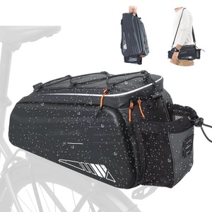 Échantillon gratuit – Sacoche de vélo imperméable grande capacité pour bagages, fixation rapide, équipement de cyclisme et de voyage - Product Image 1