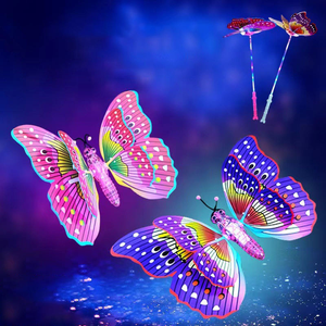 Bâton lumineux LED magique pour enfants, papillon lumineux coloré, bâton lumineux à main, jouets lumineux - Product Image 5
