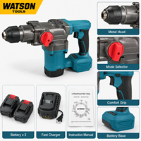 Kit Bor Rotary Tanpa Kabel dengan 2 Baterai, Charger, dan Manual untuk Grosir B2B