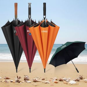 Promotional Branded Custom Logo <b>Umbrella</b> <b>Windproof</b> Light Weight Straight Golf <b>Umbrella</b> for Adults - Product Image 5