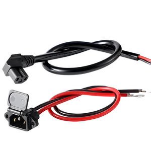 Prise mâle-femelle en cuivre pur épaissie pour véhicule électrique, port de charge de batterie au lithium haute puissance, prise de type T recouverte - Product Image 1