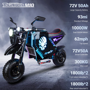 Motocicleta <span class=keywords><strong>Eléctrica</strong></span> en Existencia en EE. UU. y la UE, Envío Gratuito, 10000 W, Sin Escobillas, 72 V, 35 Ah, Batería Extraíble, Suspensión Completa, Doble Rueda de 14 Pulgadas, <span class=keywords><strong>MTB</strong></span> - Product Image 1