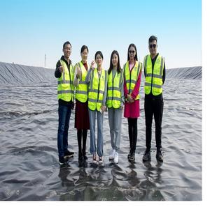 Revêtement d'étang de ferme de poissons de 0.5mm, géomembranas étanches de 0.75mm, fabricant de revêtement HDPE - Product Image 6