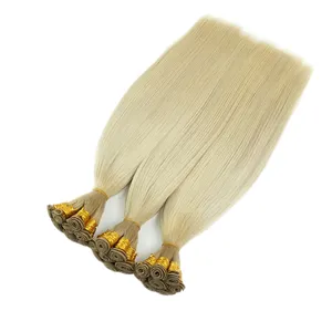 12A Top Selling Virgin Cuticle Human Hair Extension Double drawn Handtied wefts Shedding Free No Tangle