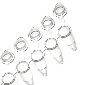 หลอด PCR ขนาด 0.2 มล. แบบผนังบาง 8 หลอด ฝาปิดแบบ Snap Flat ปราศจาก DNase และ RNase รุ่น P 02X8 CF ผลิตในจีน บรรจุ 120 หลอด - Product Image 1