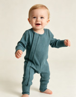 Combinaisons pour bébés nouveau-nés en coton côtelé personnalisées, manches longues, combinaison pour bébé fille et garçon, vêtements pour enfants
