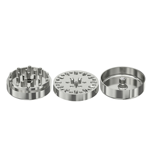 Vagrinders Cyber Grinder Moulin à herbes en acier inoxydable avec roulement à billes, compatible multi-matériaux - Product Image 6