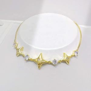 Pulseras de plata de ley 925 al por mayor, pulseras de estrella de plata, pulseras de moda con corazón, pulseras de amistad chapadas en oro con circonita para mujer - Product Image 5