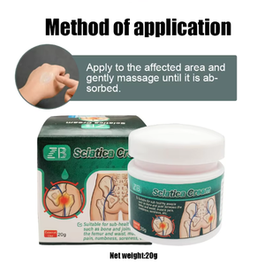 Hot Seller Ischias Crème Voor Lichaamsverlichting Van Heupzenuwpijn Spierpijn Gevoelloosheid Pijn - Product Image 5