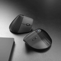 Mouse Nirkabel Ergonomis Vertikal Senyap OEM V30, Mode Ganda, Hadiah Promosi & Hadiah Bisnis Perusahaan yang Sempurna