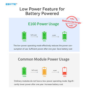 Ebyte ODM serie E160 supereterodina trasmettitore Wireless modulo ricevitore ad alte prestazioni modulo RF 14/17/20dBm 433MHz OOK/ASK - Product Image 4