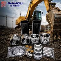 Kit de chemises de cylindre et de pistons SHIYOU pour moteurs d'excavatrices CAT, Komatsu, Cummins, Isuzu – Pièces de rechange