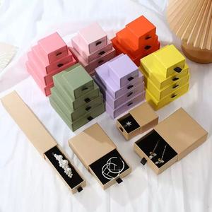 Cajas Extraíbles de Papel Especial de Primera Calidad, Estilo Cajón, con Logotipo en Relieve, Venta al por Mayor para Empaque de Regalos de Joyería - Product Image 1