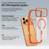 Étui de protection intégral Tongxinda antichoc magnétique à coussin d'air TPU+PC avec charge sans fil pour 17/18 Pro/Pro Max