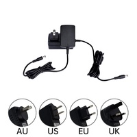 Adaptateur d'alimentation à découpage 12V 2A 24W avec prise DC en matériau PC, certifié CE FCC, pour caméra et bande lumineuse LED