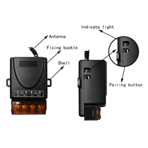RF 433MHz Không Dây Điều Khiển Từ Xa Chuyển Đổi <span class=keywords><strong>AC</strong></span> 72V-220V Tiếp Sức Động Cơ Cho Máy Bơm Nước Cửa Hệ Thống Truy Cập Xe Quản Lý Điện Năng Không Dây - Product Image 5