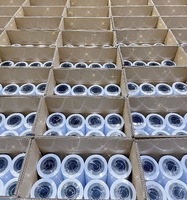 80g/90g azul blanco Plotter rollos de papel tamaño personalizable para materiales de impresión de ingeniería CAD