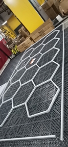 2024 Mới tổ ong lục giác Tường Đèn Dimmer LED cảm ứng ánh sáng lượng tử đèn kết nối - Product Image 4