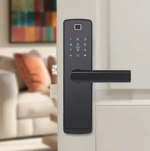 Password Electronic Door Lock Fingerprint Smart Door Lock For Aluminum Automatic Intelligent Door Lock