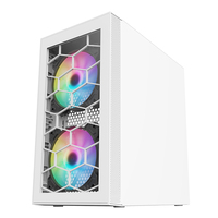 AntarcChill White Micro ATX Desktop Computer Hardware PC Case Cabinet CPU Computer Case & Tower