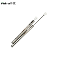 Amortisseur de poubelle avec amortissement hydraulique, conception insonorisée, tige télescopique pour armoires de cuisine et accessoires de mobilier