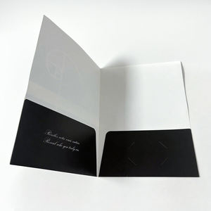 Carpeta de Almacenamiento de Documentos de Oficina Personalizada al por Mayor, con Bolsillos, Impresa, en Cartón y Papel Kraft - Product Image 5