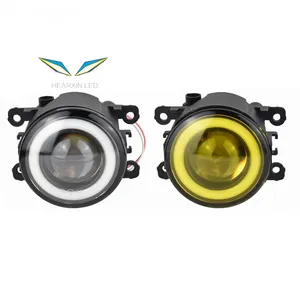 2 X Car Front LED Fog Light with Angel Eye Fog Lamp DRL For Citroen C1 C3 C4 C5 C6 DS3 DS4 DS5 Jumpy Xsara C-Crosser Berlingo