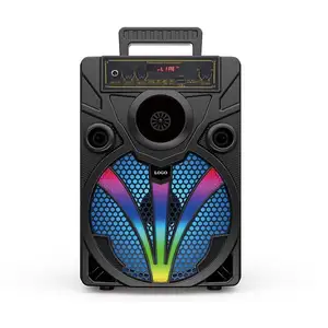 HT-K2 8'' vivid design good quality superb sound versatile wireless bt outdoor speaker for various mini music shows/parties