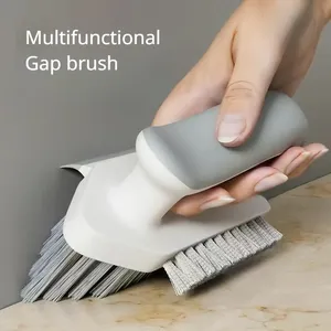 Cepillo de Limpieza Triangular de Silicona Ecológico, Versátil, 1/2 Piezas, Duradero, para Múltiples Superficies, Limpieza de Esquinas - Product Image 3