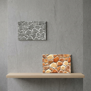 Azulejos de pared mate satinado en relieve de 300x450mm, 3mm de profundidad, 30x45cm, 12x18, concepto de piedra de elevación para edificios comerciales, centros comerciales de baño - Product Image 3