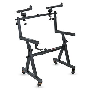 Soporte para Piano Eléctrico Db 5 Core, de 2 Niveles, Estilo Z, Ajustable, Resistente, Plegable, con Ruedas para Teclado - Product Image 1