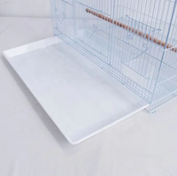 Cage en fer pliable et durable avec poignée, emballée en boîte, pour l'élevage d'oiseaux (perruches et petits perroquets), utilisation intérieure et extérieure, vente en gros