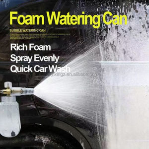 Lanza de espuma de plástico para hidrolavadora, boquilla de cañón de espuma de alta presión, pistola espumadora de jabón de 1L para estética automotriz - Product Image 3