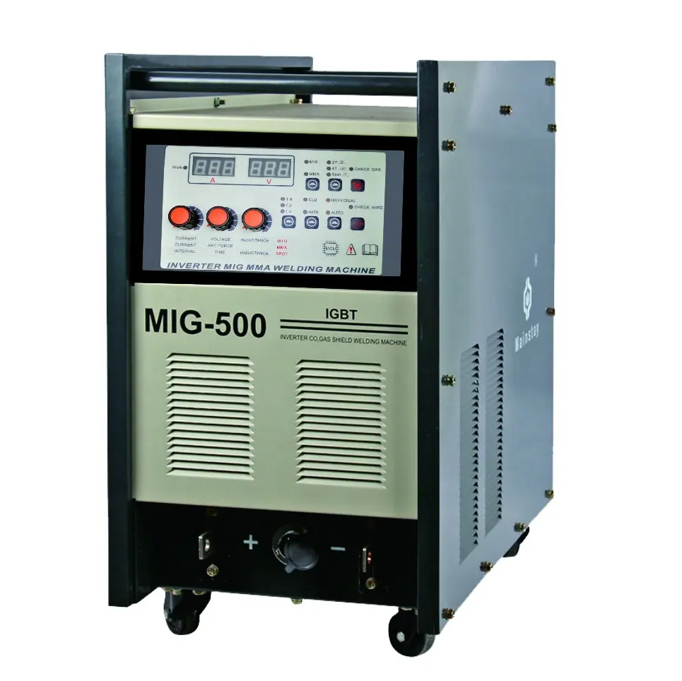 MIG500ミグマグ溶接機500アンペアIGBTモジュール溶接機co2溶接機ガス溶接nbc500ミグワイヤーフィーダー付き