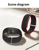 Tracker d'activité sans écran Premium HT51, 110 modes sportifs, pas, calories, distance, contrôle par application, longue autonomie, unisexe