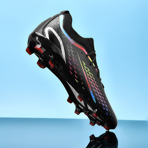 Chaussures de football pour hommes à crampons, lacets, tige synthétique, semelle intermédiaire EVA, doublure en mesh, semelle extérieure TPU, légères, respirantes, antidérapantes, printemps - Product Image 3