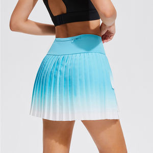 กระโปรงกีฬาพลีทสำหรับผู้หญิง แห้งเร็ว กันลื่น ทรงหลวม เหมาะสำหรับวิ่ง เทนนิส ออกกำลังกาย - ชุดเทนนิสแบบปรับแต่งได้สำหรับเด็กผู้หญิง - Product Image 3