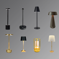 Dropshipping Creative LED Touch Rechargeable Portable Sans Fil Lampes de table modernes de luxe