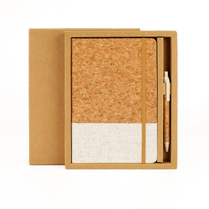 Carnet d'étude en cuir PU A5 écologique avec nom personnalisé pour les étudiants universitaires - Product Image 1