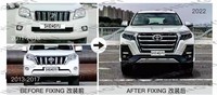 Kit carrosserie phare à 3 lentilles pour Toyota Prado 11-17 mise à niveau vers 2022 style policier-homme